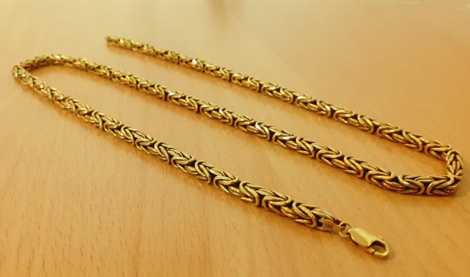 Gold 585 Halskette Königskette ca. 79,2g