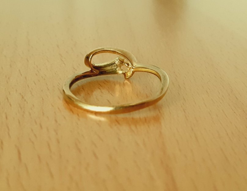 Gold 333 Ring Wirbelmotiv ca. 1,61g – Foto 4