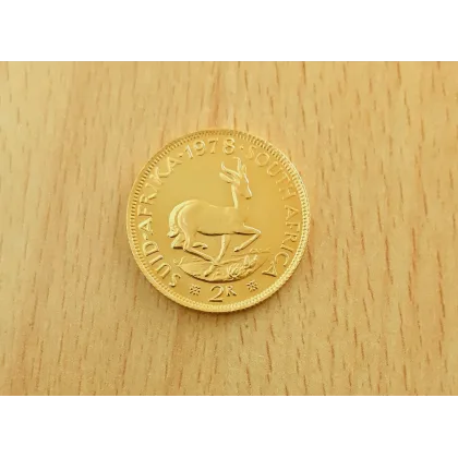 2 Rand Gold Südafrika · 1961–1983 Rückseite